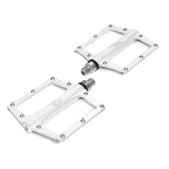Pedales para bicicleta BMX 1/2 aluminio blanco blanco M