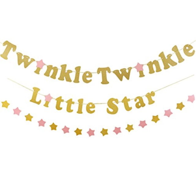 twinkle twinkle little star banner walmart