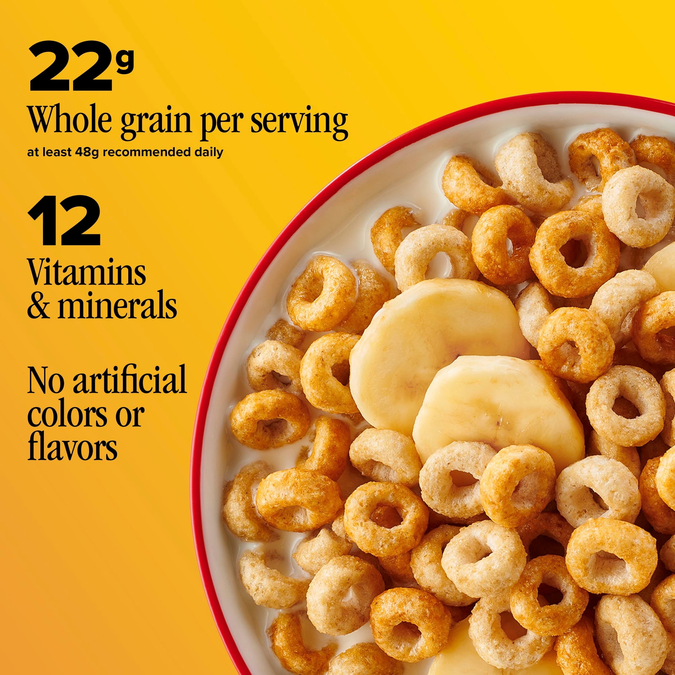 Banana Caramel Cheerios Gluten Free, Limited Edition, Family Size, 18.5 oz