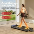 thumbnail image 4 of Walking Pad Treadmill, 3HP Folding Treadmills With Foot Massage, 4-in-1 Walking Treadmill Under Desk Portable Treadmills For Home Office Handle Bar & Remote Control LED Display, 4 of 9