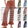 thumbnail image 5 of Fiaer,Women's High Waist Ruffle Hem Pants,Ladies Plus Size Casual Trendy Joggers,Womens Comfy Breathable Trousers with Pockets Grey M, 5 of 7