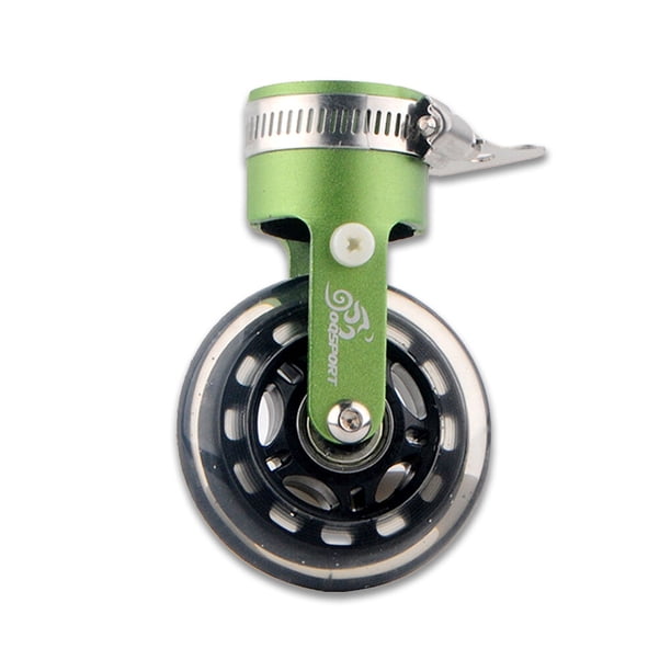Soidarity Rueda giratoria para bicicleta plegable, tija de sillín de 25-44mm, rueda de seguridad, reemplazo de actualización, suministros de Ciclismo Verde METRO