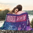 thumbnail image 6 of Sister Gifts Blanket, 60x50 Inches, Polyester, Lightweight, Flannel, Checkered, for Women, Christmas, Birthday, Anniversary, Mothers Day, to My Sister, 6 of 6