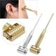 thumbnail image 4 of Sonda detectora de puntos de acupuntura para puntos de acupuntura faciales y auriculares, rodillo de masaje con agujas de resorte (plateado), 4 of 15