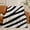color1, variant on Abstract Black White Stripe Flannel Fleece Blanket Modern Pattern Soft Cozy Throw Blanket Sofa Bed Decor SPXUBZ 60"x50"