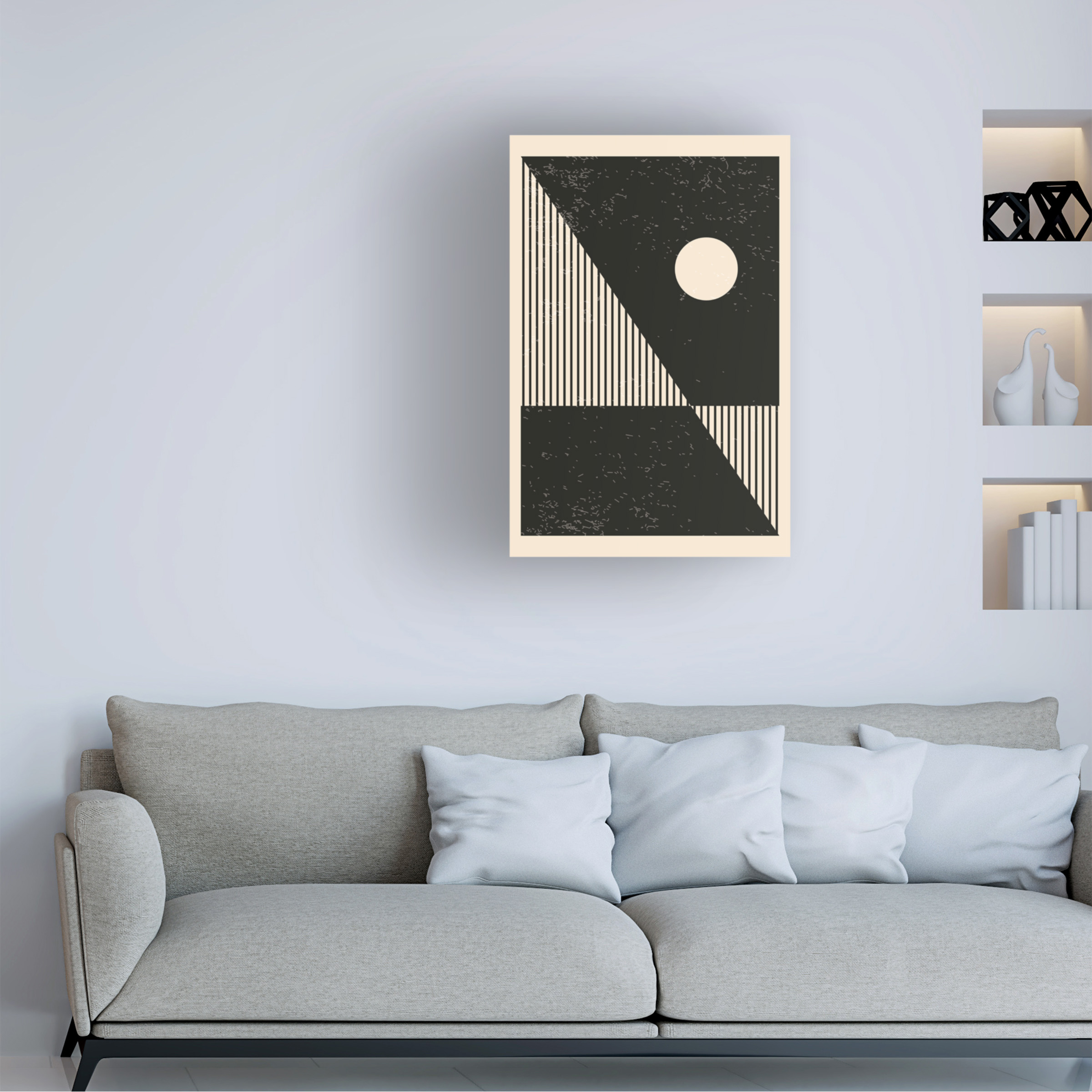 jay stanley 'Minimal Abstract Series 12' Canvas Art