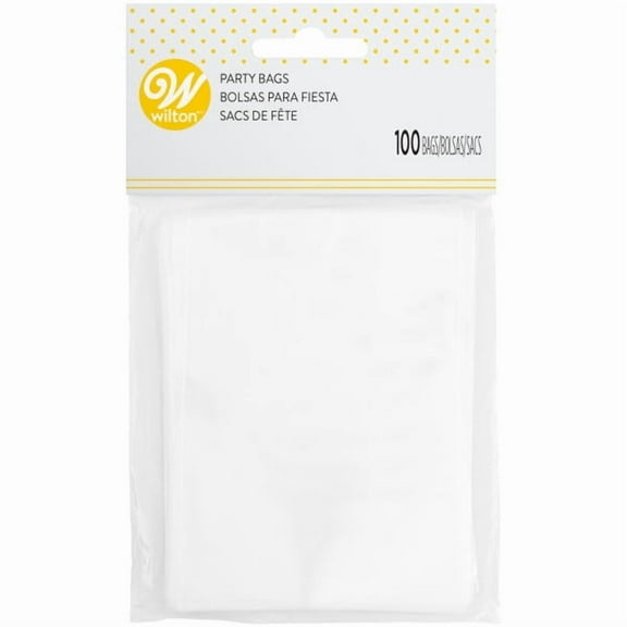Wilton Treat Bags 3"X4" 100/Pkg-Clear