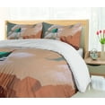 thumbnail image 5 of Ambesonne Fantasy Art Duvet Cover Sets, Little Wood House, 2-Queen, Tan Green, 5 of 7