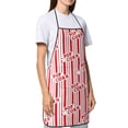 thumbnail image 4 of Easygdp Popcorn 1 Apron Waterdrop Resistant with 2 Pockets,Oil Resistant Cooking Kitchen Chef Apron for Women Men, 4 of 7