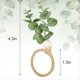 thumbnail image 1 of Juego de 30 Anillos para Servilletas con Hojas de Eucalipto Rústicas, Anillos para Servilletas de Estilo Rústico con Cuentas de Madera para Bodas y Decoración de Mesas, 1 of 4