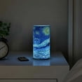 thumbnail image 2 of Scented Starry Night LED Candle Remote Timer Flickering Flameless Van Gogh Art, 2 of 4