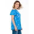 thumbnail image 3 of Woman Within Plus Size Short-Sleeve Cold-Shoulder Tee, 3 of 6