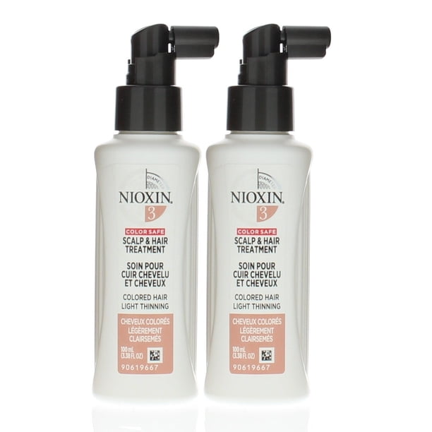 Nioxin Hair Care System 3 Scalp & Hair Treatment 3.38oz (Pack of 2