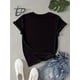 thumbnail image 2 of Vibrant Womans Crew Neck T-Shirt - Soft, Breathable, Casual Short Sleeve Top for Spring & Summer, Womens Comfortable Clothing for Everyday Wear, Perfect for Outdoor Activities, 2 of 6