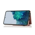 thumbnail image 5 of Wallet Case for Galaxy S21, Detachable Crossbody Lanyard Strap PU Leather+Soft TPU Bumper Magnetic Clasp Back Flip Credit Card Slots Kickstand Cover for Samsung Galaxy S21, Rosegold, 5 of 10