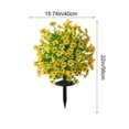 thumbnail image 3 of Simulated Flower Planting E Ucalyptus Violet Flowers Artificial Flower Decoration Outdoor Courtyard Scenery Simulated Green Plants Bouquet, 3 of 6