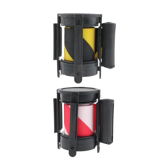 Barreras de multitudes de cola retráctil multicolor DYNWAVEMX 2 piezas 3 metros Cinturón de cola retráctil