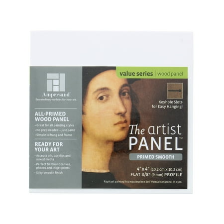 UPC: 0707310760449 | Ampersand Value Series Artist Panel – Smooth  4  x 4   3/8  Profile