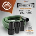 thumbnail image 2 of DCT | Vacuum Hose 1.25” Inch x 10’ Ft – Dust Collection Fittings Vacuum Reducer, 2 of 7