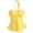 Yellow, variant on Ticikt Women Sweetheart Neck Tiered Ruffle Tie Up Halter Tube Sleeveless Ruched Bustier Cami Tank Summer Flowy Tops,Color:White,Size:L