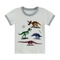 thumbnail image 3 of Cm-Kid Boys T Shirts Dinosaur 2-Pack Kids Summer Short Sleeve Tops 6T, 3 of 6