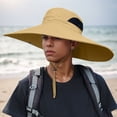 thumbnail image 2 of SUYIDA Men's Breathable Fisherman Sun Hat with Wide Brim for Outdoor Summer Activities and UPF, 2 of 4