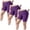*Purple, variant on VBVC Women's Plus 3-Pack Butt Lift Biker Shorts,Ladies Breathable Stretchy Bottoms,Workout Sweatpants For Women,Purple,L-5XL