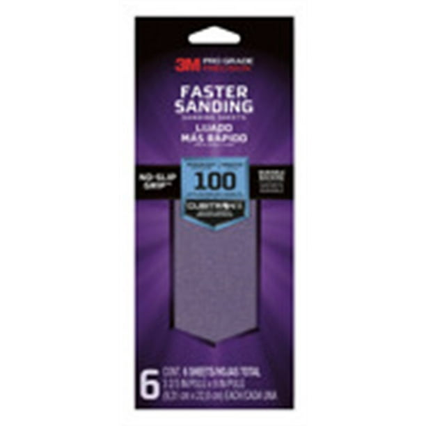 3m 127100tri6 32/3" X 9" Pro Grade Precision 100 Grit Faster Sanding