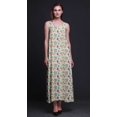 thumbnail image 3 of Bimba Rayon Floral Printed Spaghetti Strap Sleeveless Women Cami Maxi Slip Swing Dress-XSmall, 3 of 4