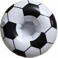 thumbnail image 3 of 2pcs Inflatable Cup Holder Soccer Ball Shaped Pool Drink Floats Coaster Floating Football Drink Holder Summer Water Party Favors, 3 of 4