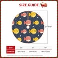 thumbnail image 4 of Kll Cute Puffer Fish Christmas Tree Skirt 36",Party Decorations Farmhouse For Christmas Decorations Holiday Party, 4 of 8