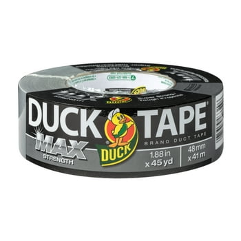 Duck Brand Duck Max Strength 1.88 in. x 45 yd. Duct Tape, Silver