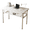 Frame：White/Board：White, variant on HDOFM 31.5 Inch Folding Computer Desk - Portable Activity Table Conference Table Home Office Desk, Attached storage rack,No Assembly,Teak