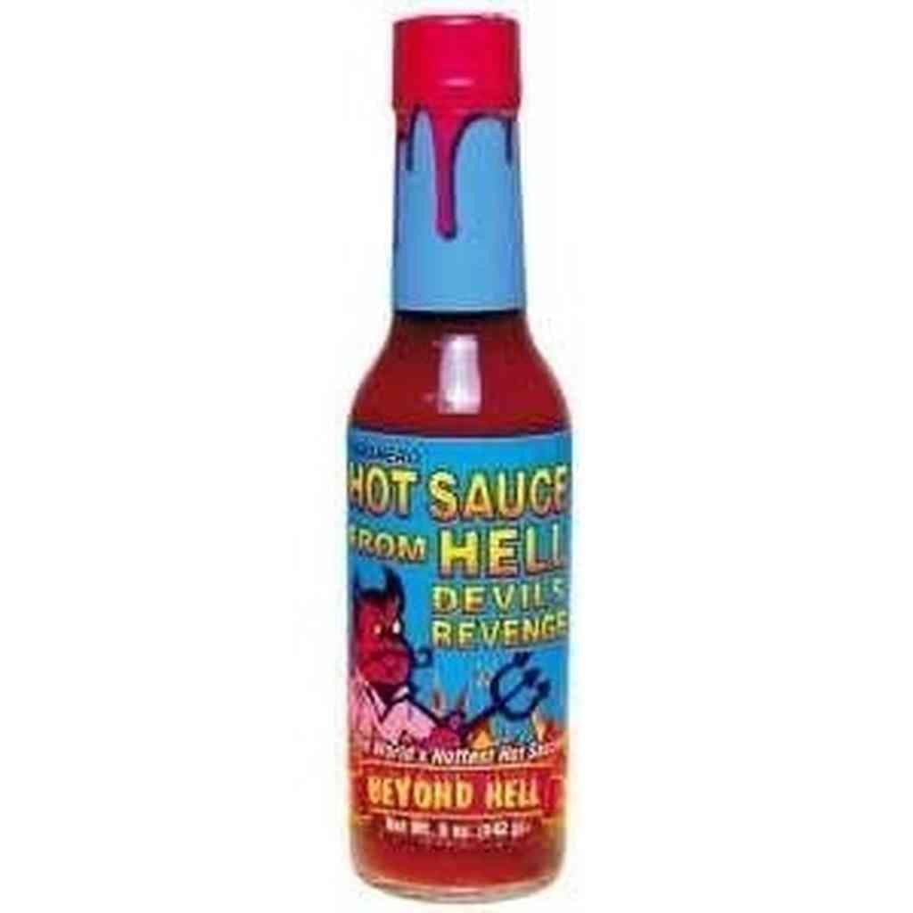 Hot Sauce From Hell, Devils Revenge, Habanero (World Hottest Hot Sauce
