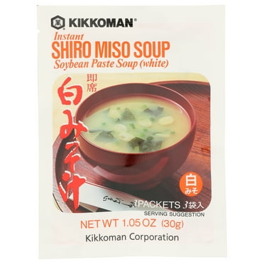 Kikkoman Instant Shiro Miso Soup, 1.05 oz, 3 Packets