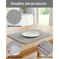 thumbnail image 3 of Tapete Escurridor de Trastes, Tapete para Trastes Absorbente, 2 Piezas, Super Absorbente para Secar Platos, Proteger Encimeras de Mármol, Uso en Cocina u Oficina, Hecho de Microfibra, 3 of 4