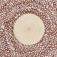 thumbnail image 4 of SAFAVIEH Cape Cod Wesley Braided Area Rug, 3' x 3' Round, Rust/Natural, 4 of 5