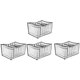 thumbnail image 3 of Organizador de ropa de 7 rejillas de 4 piezas, organizador de ropa plegable para armario, caja de almacenamiento con compartimento para ropa con cajón lavable, 3 of 5