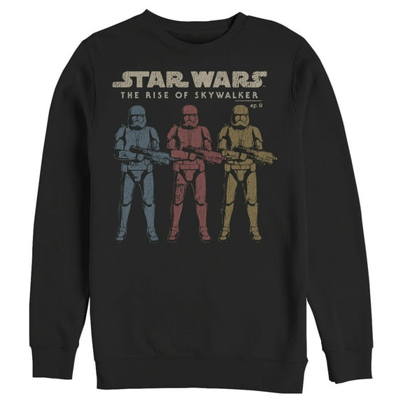 Men's Star Wars: The Rise of Skywalker Stormtrooper Reflection Sweatshirt Black Large