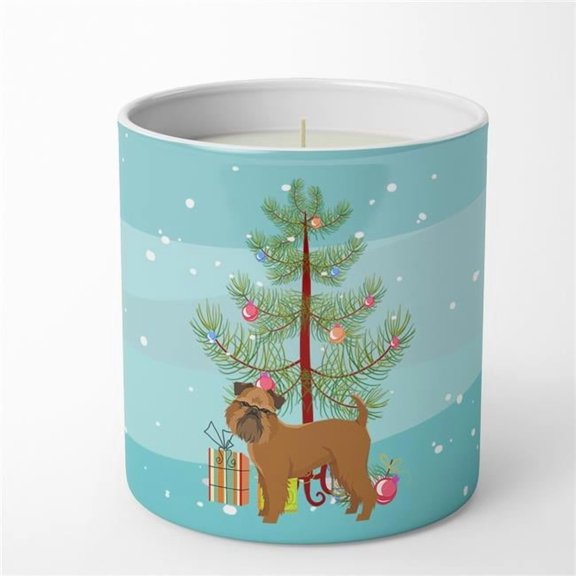Brussels Griffon Christmas Tree 10 oz Decorative Soy Candle 3.25 in x 3.75 in