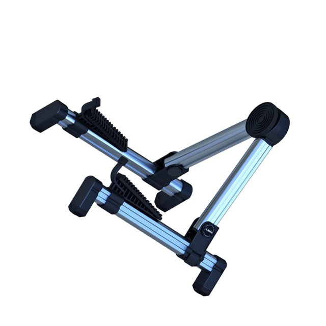 Advancent Práctico soporte eléctrico plegable con monorrueda para una cómoda carga y almacenamiento Premium Accesorios para instrumentos musicales azul