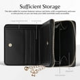 thumbnail image 3 of unbranded Cartera Para Mujer En Negro Con Compartimentos Para Monedas Y Tarjetas, 3 of 7