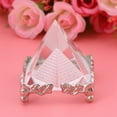thumbnail image 4 of Figurine Pyramide, Cristal Créatif Pyramide Quartz Décoration Pyramide Sculpture Opération Fluide, 4 of 12
