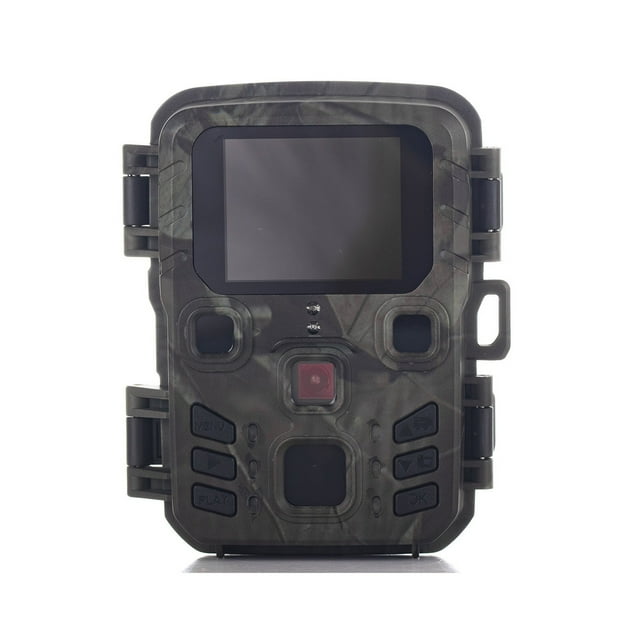 Mini Caméra 12MP 1080P Faune Trail Caméra Vision Nocturne Infrarouge Moniteur Animal Extérieur Piège Photo IP66, Léger Compact