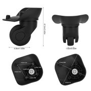 Universal Luggage Suitcase Wheel Replacement - Large Caster Set For Easy Travel - A09 Accessories ,Easy to Install