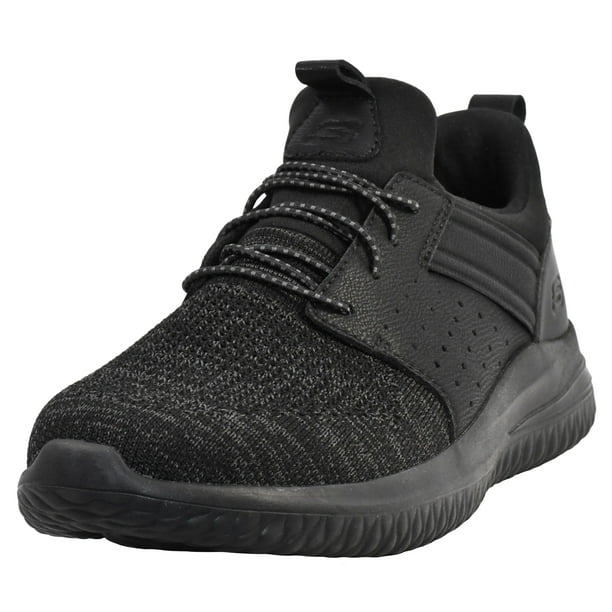 Zapatillas Slip-On Skechers Delson 3.0 Cicada para Hombre en Negro