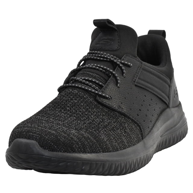 Zapatillas Slip-On Skechers Delson 3.0 Cicada para Hombre en Negro