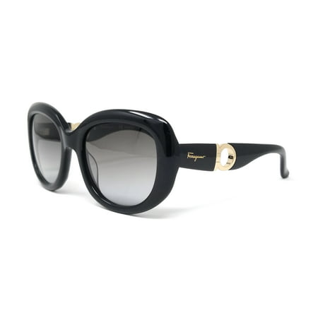 Salvatore Ferragamo Sunglasses Oval SF727S 001 BLACK 53x20x135