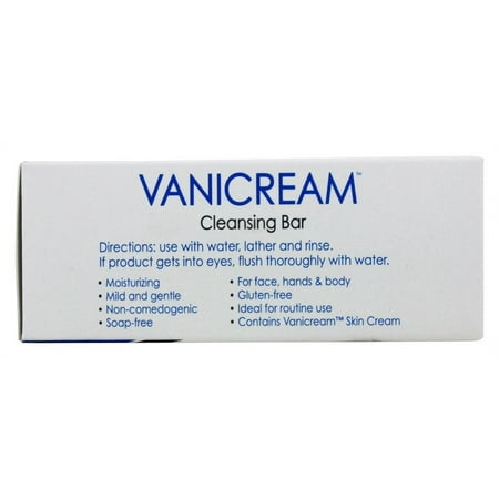 Vanicream Cleansing Bar, For Sensitive Skin, Fragrance Free, 3.9 oz (110 g)