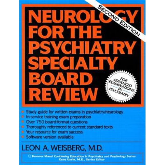 Pre-Owned Brunner/Mazel Continuing Education in Psychiatry and Psychol: Neurology for the Psychiatry Specialist Board (Paperback)